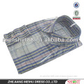 men's yarn dyed checked linen shirt